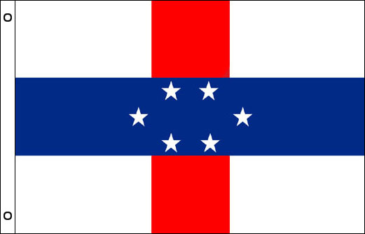 Antilles flagpole flag | Netherlands Antilles funeral flag