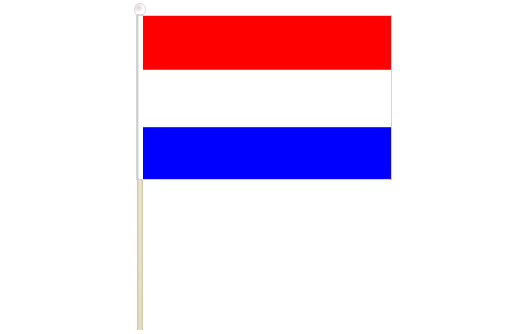 Image of Netherlands hand waving flag Netherlands stick flag