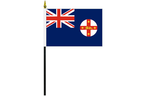 New South Wales flag 100 x 150 | NSW desk flag 4'' x 6''