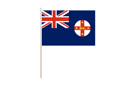 New South Wales flag 150 x 230 | NSW mini desk flag 6'' x 9''