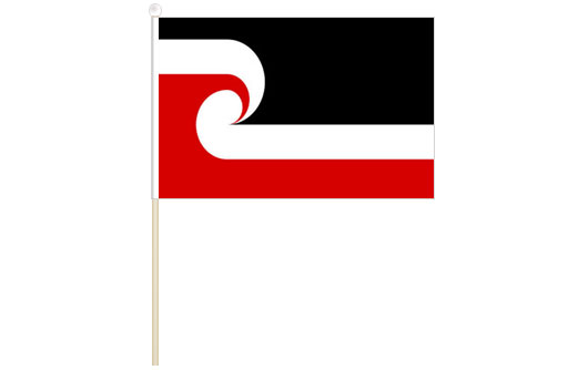 New Zealand Maori flag 300 x 450 | Maori stick flag 12'' x 18''