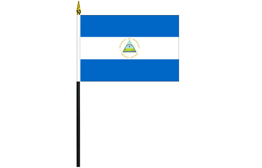 Nicaragua flag 100 x 150 | Nicaragua desk flag