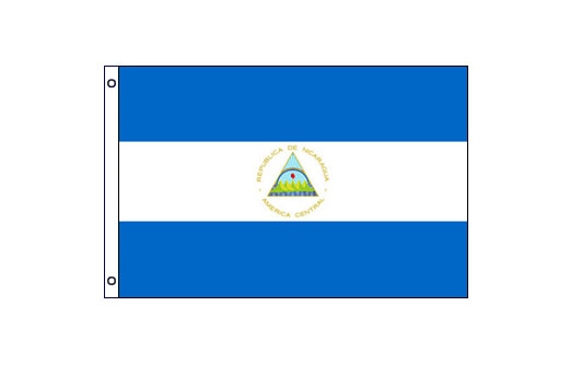 Image of Flag of Nicaragua flag 600 x 900 Medium Nicaragua flag