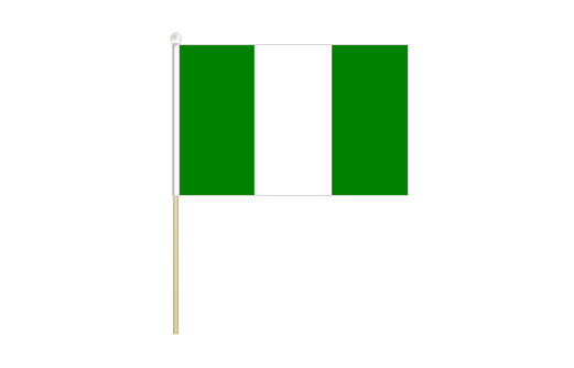 Image of Nigeria mini stick flag Nigeria mini desk flag