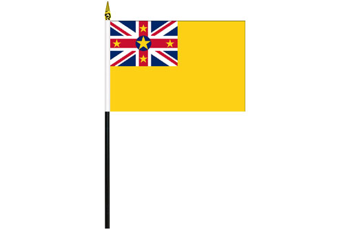 Image of Niue desk flag Niue school project flag