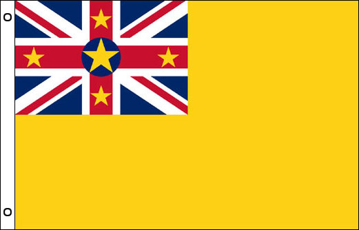 Niue flag 900 x 1500 | Large Niue flagpole flag