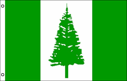 Image of Norfolk Island flag 900 x 1500 Norfolk Island flagpole flag