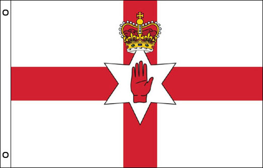 Image of Northern Ireland funeral flag Ulster Banner funeral flag
