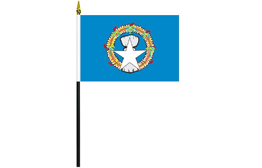 Image of Northern Mariana Islands desk flag North Mariana Island flag