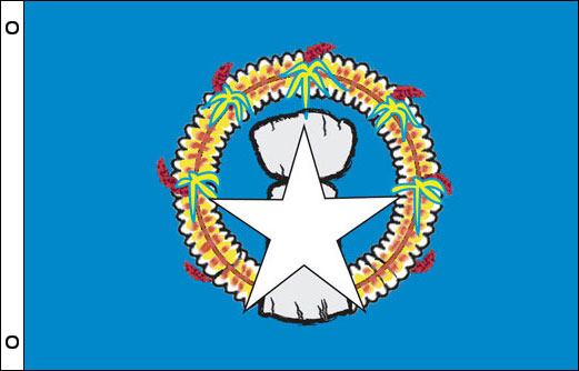 Image of Northern Mariana Islands flagpole flag