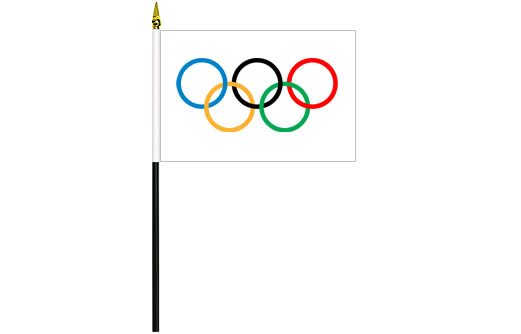 Olympic Games desk flag | Olympic Games table flag