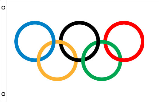 Olympic Games flag | Olympic Games flagpole flag