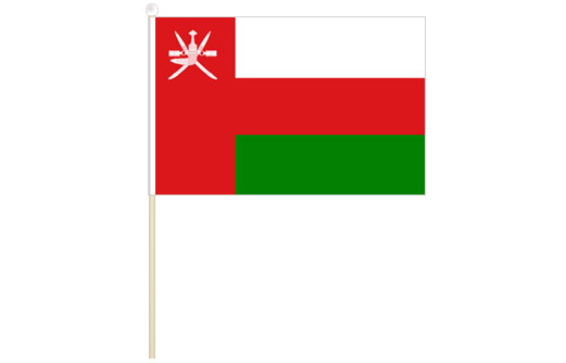 Image of Oman hand waving flag Oman stick flag