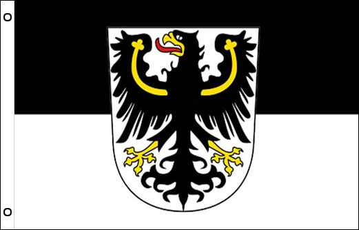 Image of Flag of Ostpreussen flag 900 x 1500 Large East Prussia funeral flag