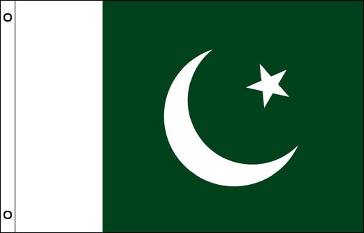 Pakistan flagpole flag | Pakistani funeral flag