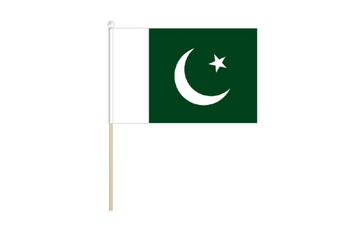 Image of Pakistan mini stick flag Pakistan mini desk flag
