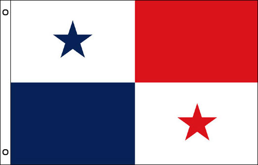 Image of Flag of Panama flag 900 x 1500 Large Panama funeral flag