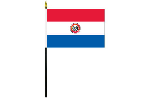 Image of Paraguay desk flag Paraguay school project flag