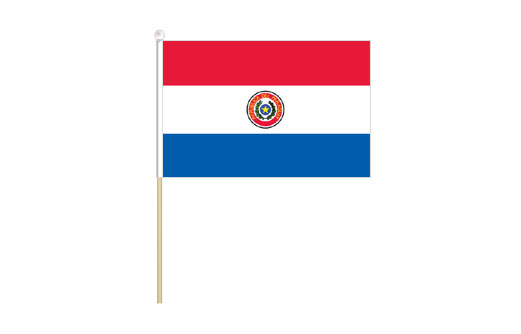 Paraguay mini stick flag | Paraguay mini desk flag