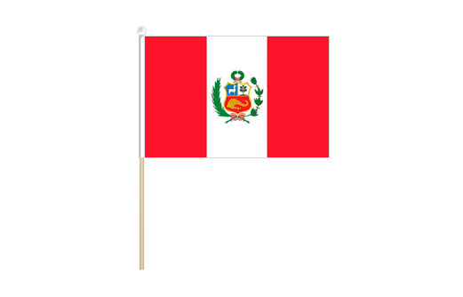 Peru mini stick flag | Peru mini desk flag