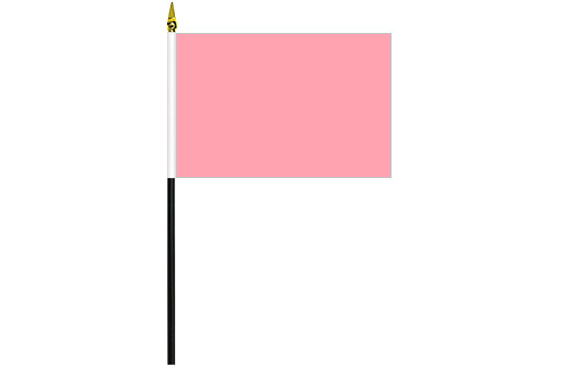 Pink flag 100 x 150mm | Baby pink desk flag | Pink table flag