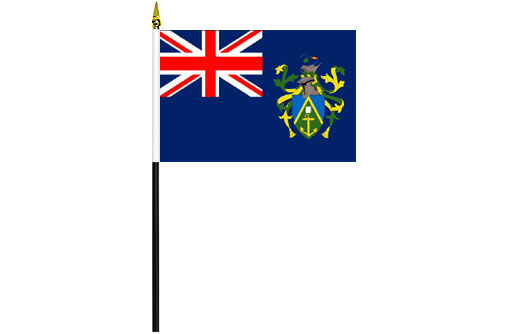 Image of Pitcairn Islands desk flag Pitcairn school project flag
