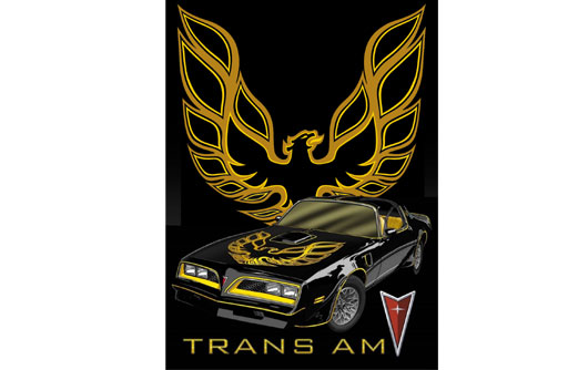 Pontiac Trans AM Gold Wings mancave wall hanging 1500 x 900