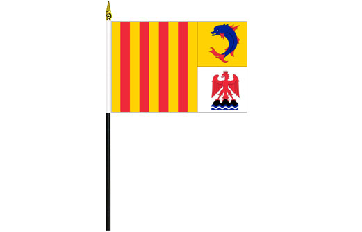Image of Provence Alpes Cote d'Azur desk flag 100 x 150 French Riviera