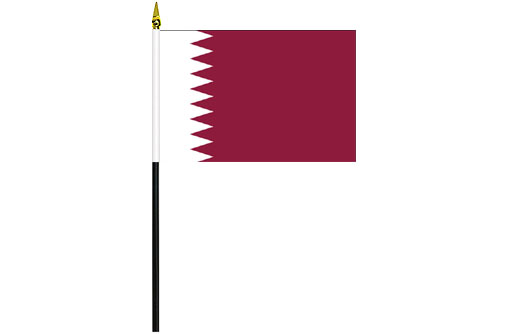 Image of Qatar desk flag Qatar school project flag