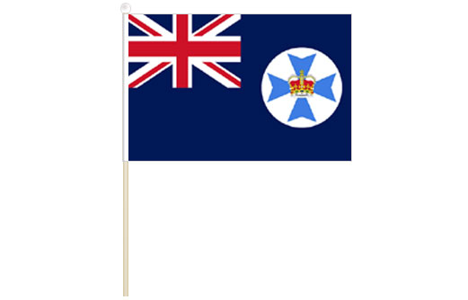 Queensland flag 300 x 450 | Queensland stick flag 12'' x 18''