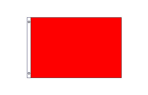 Red flag 600 x 900mm | DIY red flag making flag