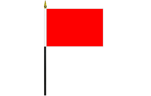Red flag 100 x 150mm | Red slot car racing flag