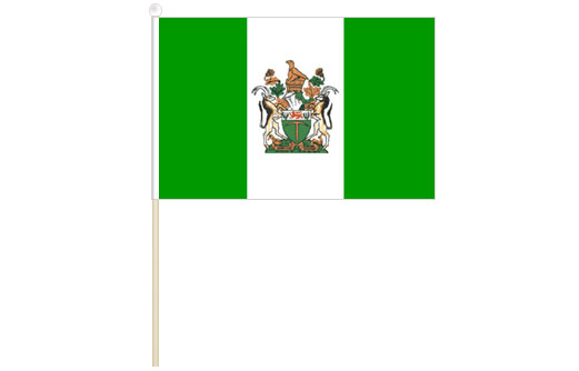 Rhodesia hand waving flag | Rhodesia stick flag