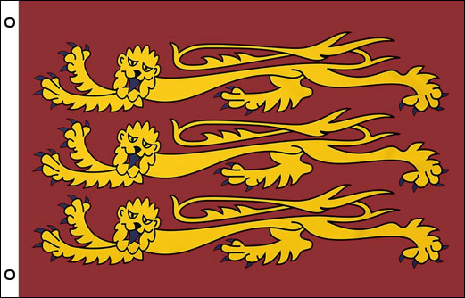 Image of Flag of Richard Lionheart flag 1500 x 900 Medieval fair flag