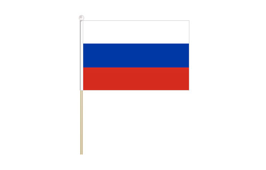 Russia mini stick flag | Russia mini desk flag