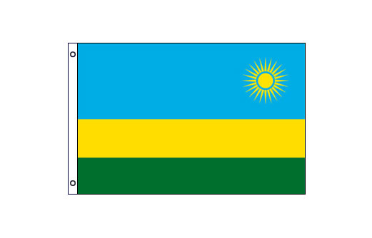 Rwanda flag 600 x 900 | Medium Rwanda flag