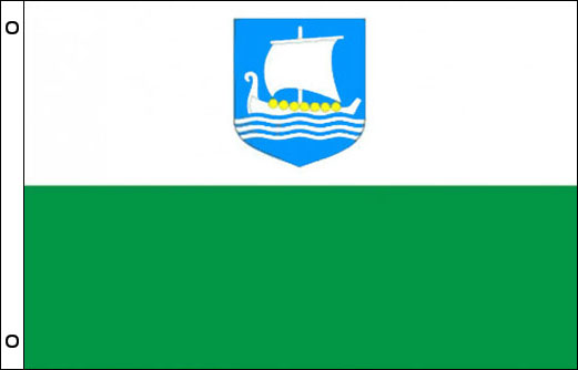 Image of Saaremaa flagpole flag Saaremaa funeral flag