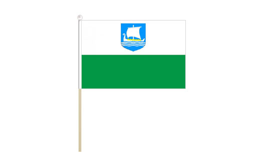 Saaremaa mini stick flag | Saaremaa mini desk flag