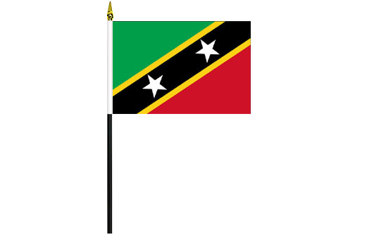 Image of Saint Kitts desk flag Saint Kitts school project flag