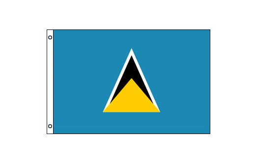 Image of Saint Lucia flag 600 x 900 Medium Saint Lucia flag