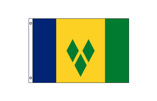 Image of Flag of Saint Vincent flag 600 x 900 The Grenadines flag 600 x 900
