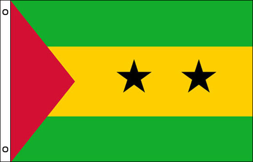 Image of Flag of Sao Tome flag 900 x 1500 Large Principe funeral flag