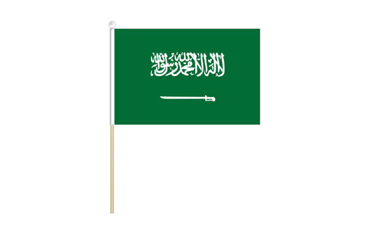 Saudi Arabia mini stick flag | Saudi Arabia mini desk flag