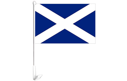 Scotland car flag 300 x 450 | Saint Andrews cross car flag