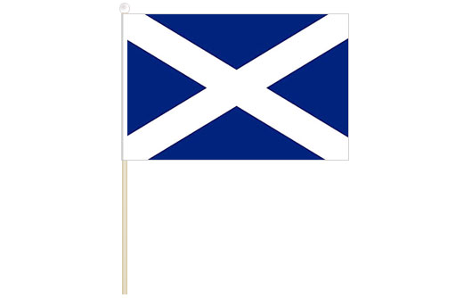 Scotland flag 300 x 450 | St. Andrews stick flag 12'' x 18''