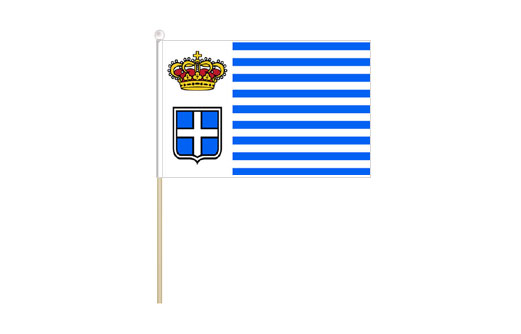 Image of Seborga mini stick flag Seborga mini desk flag