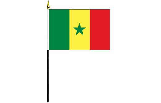 Image of Senegal desk flag Senegal school project flag
