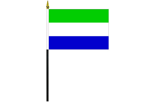 Sierra Leone desk flag | Sierra Leone school project flag