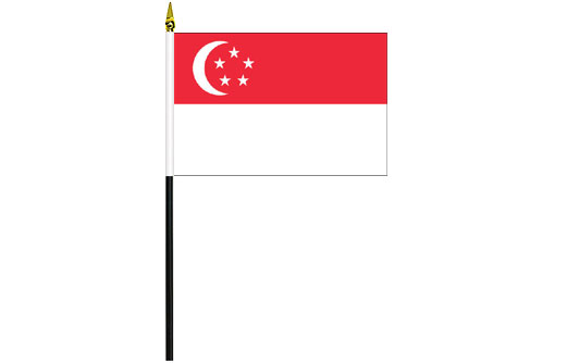 Image of Singapore desk flag Singapore school project flag