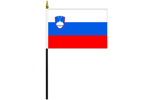 Image of Slovenia desk flag Slovenia school project flag